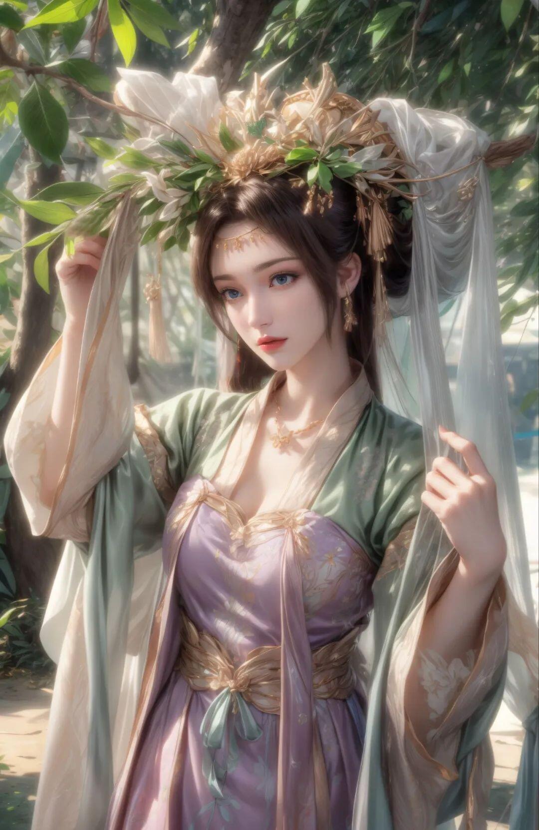 优雅的举止中透露出一种高贵的气质